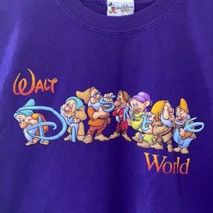 2XL Walt Disney World Seven Dwarves Purple T-Shirt